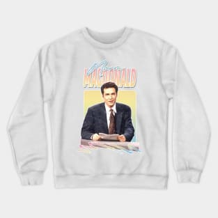 Norm Macdonald // 90s Style Faded-Look Fan Design Crewneck Sweatshirt